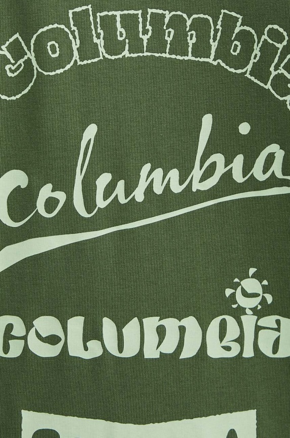 Columbia t-shirt Burnt Lake 2071711 zielony