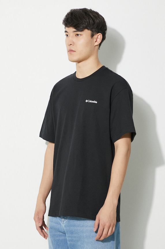 Columbia t-shirt Burnt Lake nero 2071711