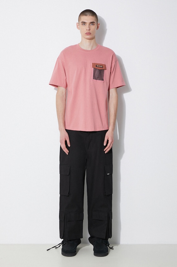 Columbia t-shirt in cotone Painted Peak 2074481 rosa SS24