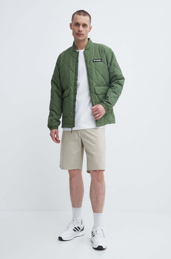 Pamučna majica Columbia Landroamer 2076021 bijela SS24