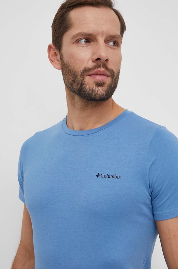 Columbia tricou din bumbac Rapid Ridge 1934824. albastru