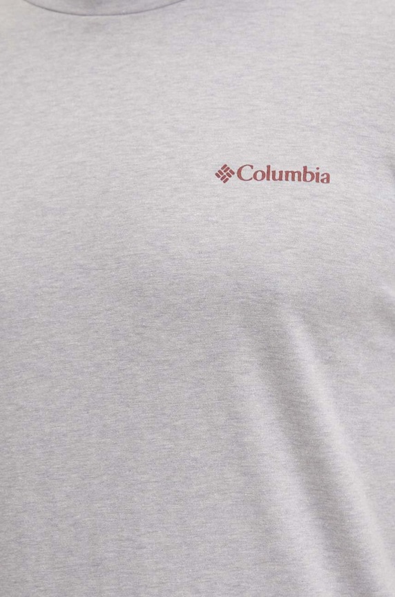 Βαμβακερό μπλουζάκι Columbia Rapid Ridge 1934824. γκρί