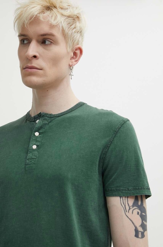 Bavlněné tričko Superdry zelená M1011890A.FPX