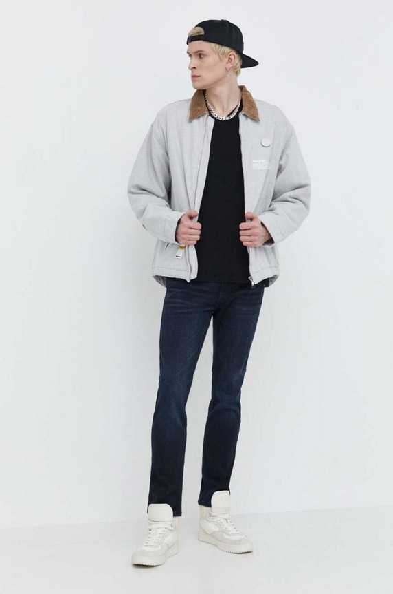 Bavlněné tričko Superdry M1011889A.02A černá SS24