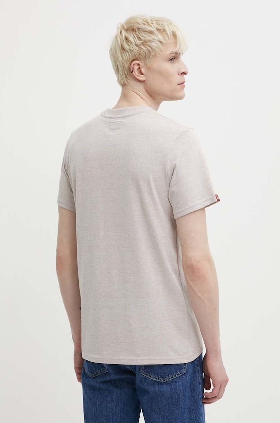 Îmbrăcăminte Superdry tricou M1011906A.2AH bej