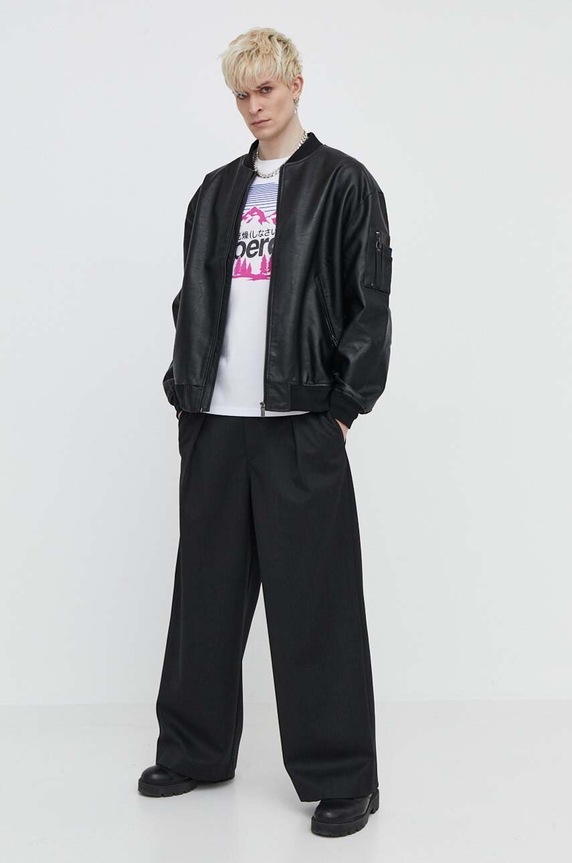 Superdry t-shirt bawełniany M1011911A.01C biały SS24