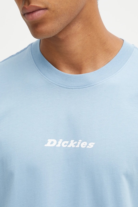 Bavlnené tričko Dickies ENTERPRISE TEE SS DK0A4YRN modrá