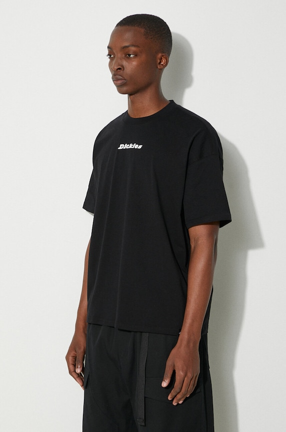 Bavlněné tričko Dickies ENTERPRISE TEE SS černá DK0A4YRN