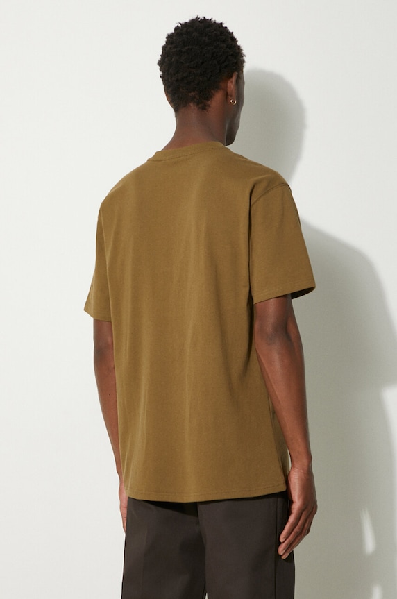 Odzież Puma t-shirt bawełniany MMQ 624009 zielony