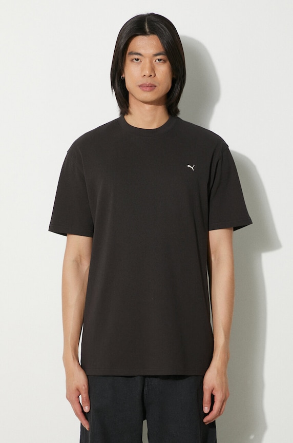 Puma t-shirt in cotone MMQ rilassato nero 624009