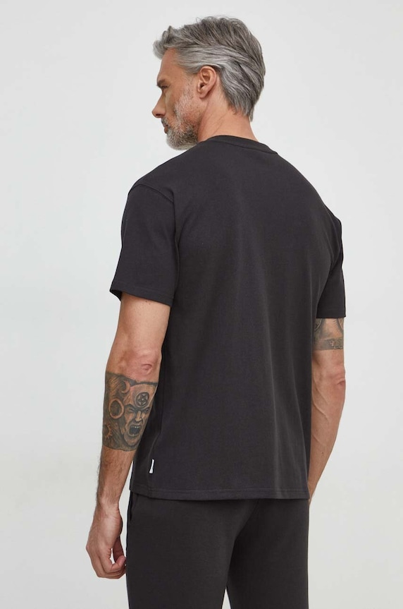 Ρούχα Βαμβακερό μπλουζάκι Puma 624009 μαύρο
