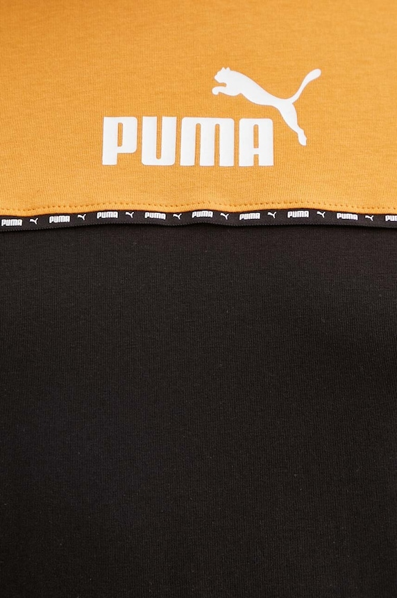 Puma t-shirt bawełniany 673341 brązowy