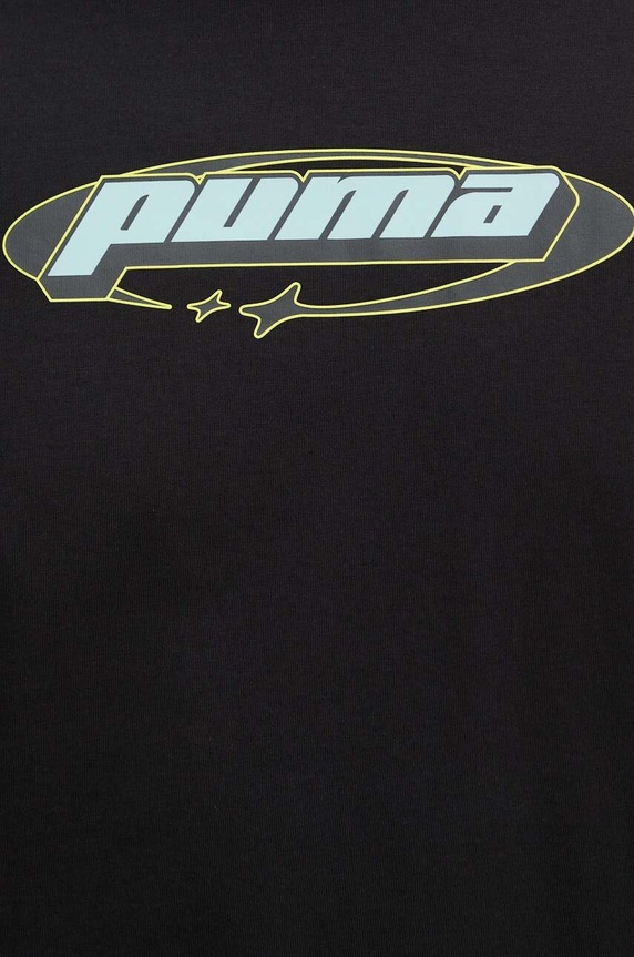 Puma pamut póló 625424 fekete
