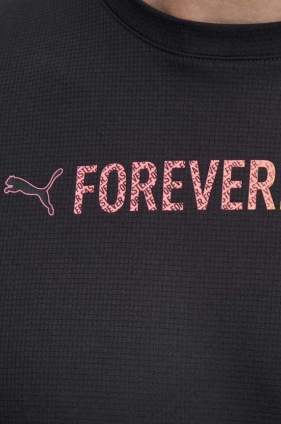 Μπλουζάκι για τρέξιμο Puma Run Favourite 525003 μαύρο