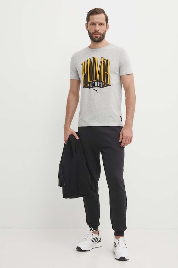 Tričko Puma 624819 sivá SS24