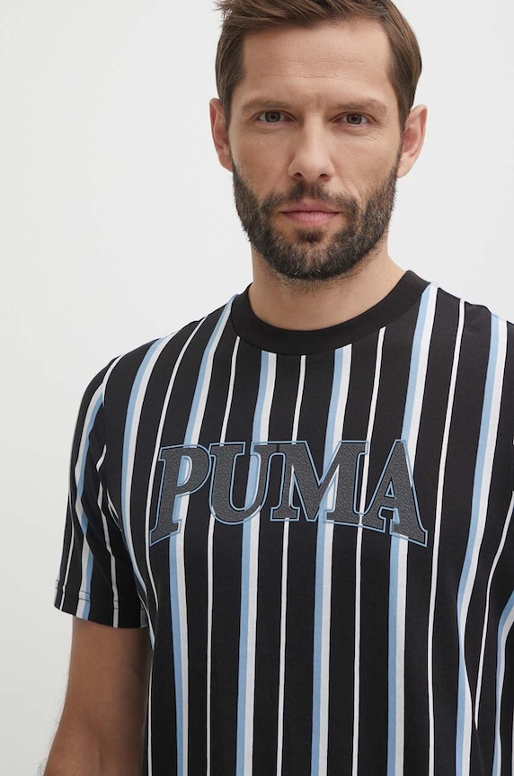 Puma tricou din bumbac SQUAD negru 678973