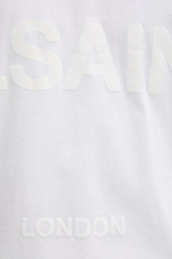 AllSaints T-shirt męski bawełniany BIGGY SS CREW MG512Z beżowy