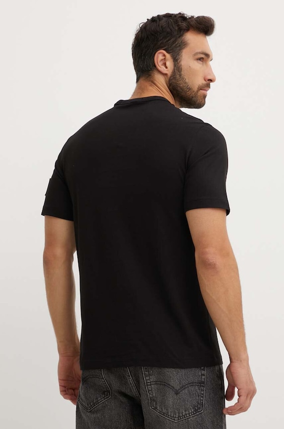 Odzież Calvin Klein Jeans t-shirt bawełniany J30J323484 czarny