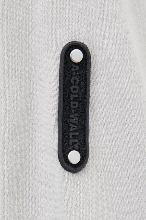 Bavlnené tričko A-COLD-WALL* Overdye Logo T-Shirt ACWMTS186 sivá