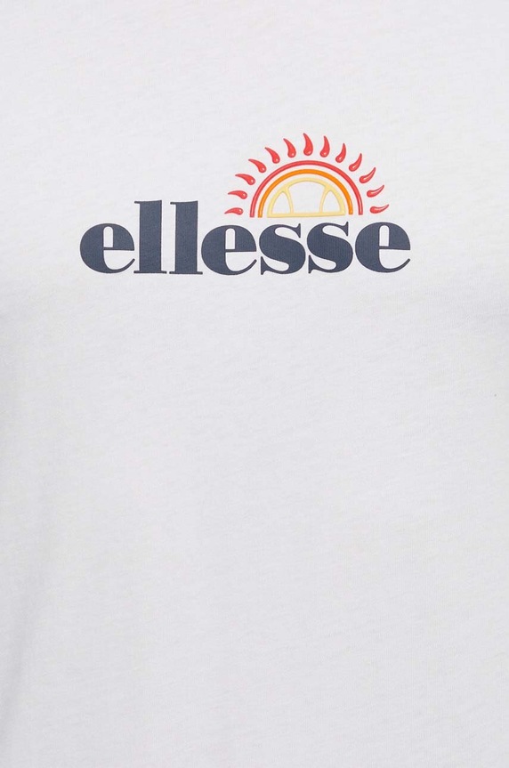 Bavlněné tričko Ellesse Trea T-Shirt SHV20126 bílá