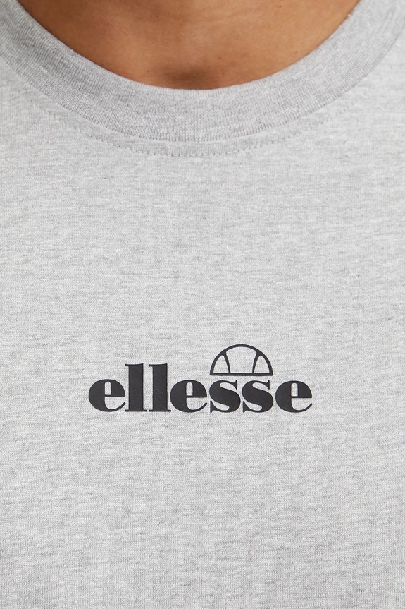 Ellesse t-shirt bawełniany Ollio Tee SHP16463 szary