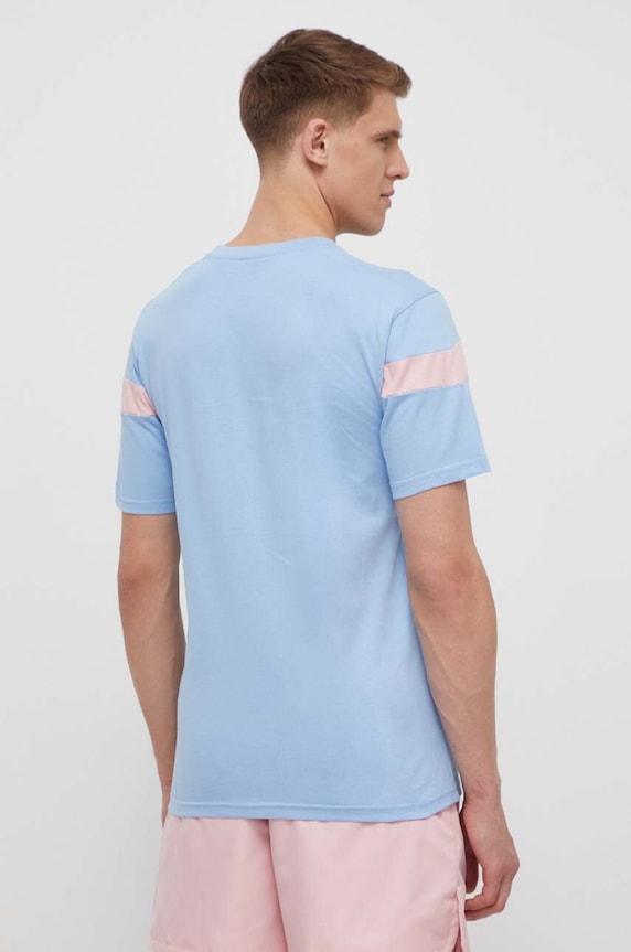 Odzież Ellesse t-shirt bawełniany Caserio T-Shirt SHR17433 niebieski