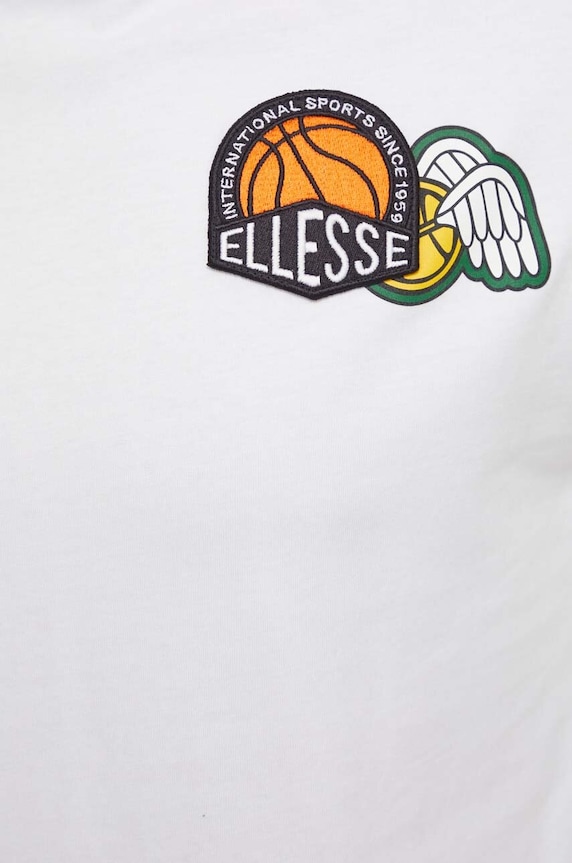 Bavlnené tričko Ellesse Boretto T-Shirt biela SHV20120
