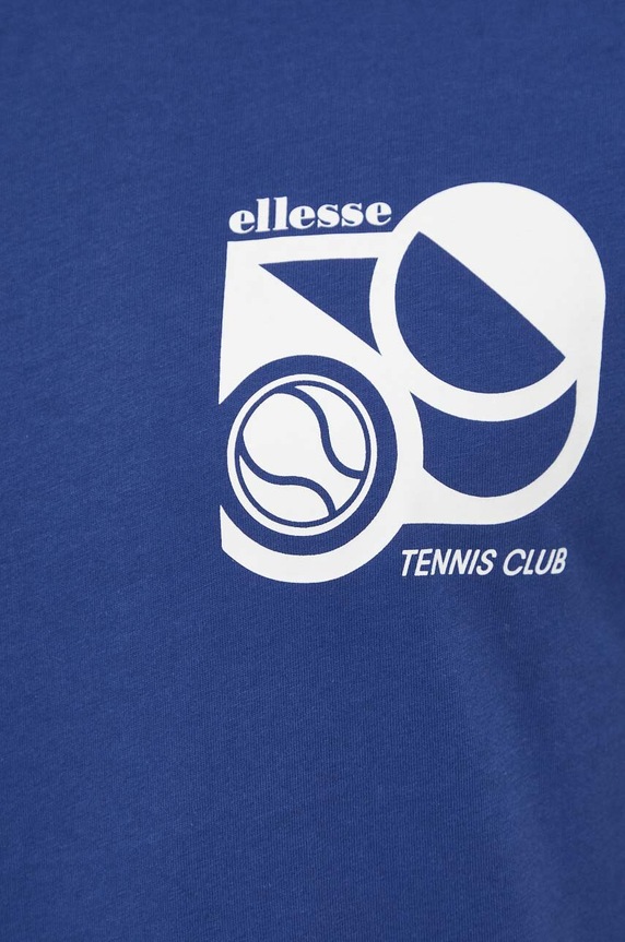 Pamučna majica Ellesse Sport Club T-Shirt SHV20273 mornarsko plava