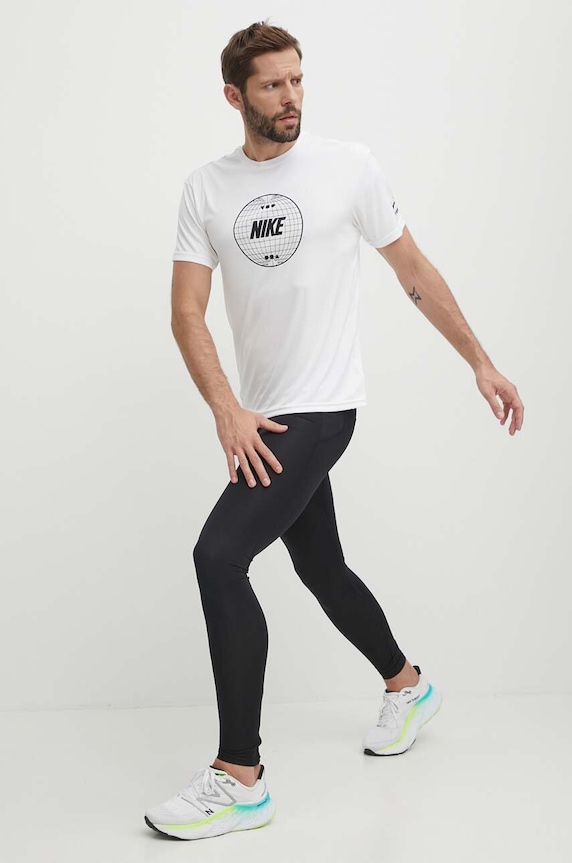 Tréningové tričko Nike Lead Line NESSE476 biela SS24