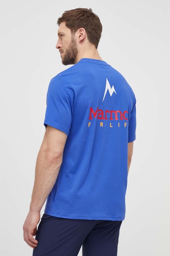 Ruházat Marmot sportos póló Marmot For Life M15345 kék