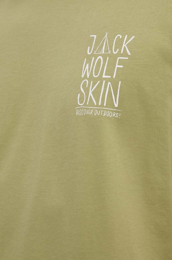 Jack Wolfskin tricou Jack Tent 1809791 verde