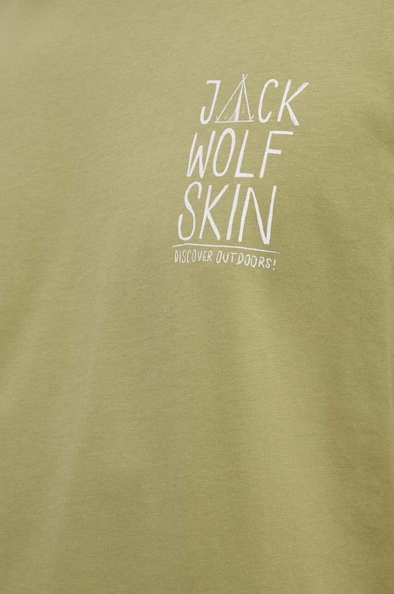 Jack Wolfskin tricou Jack Tent 1809791 verde
