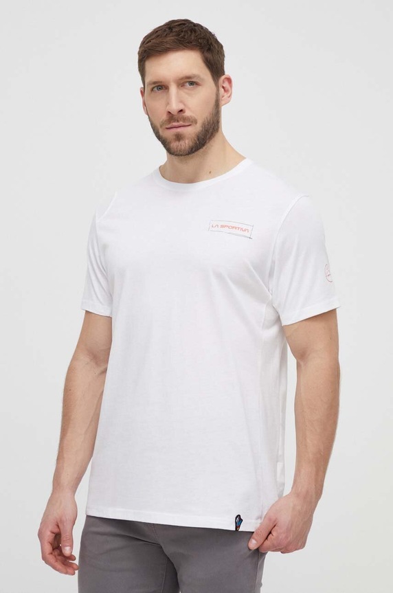 Odzież LA Sportiva t-shirt Mantra F31000000 biały