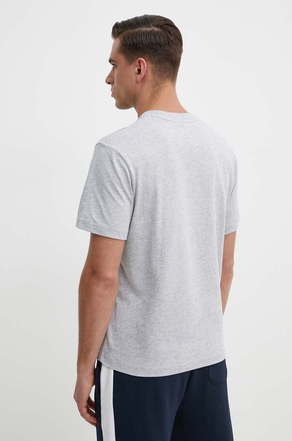 Oblečenie Lacoste basic tričko pánske bavlnené TH7318 sivá