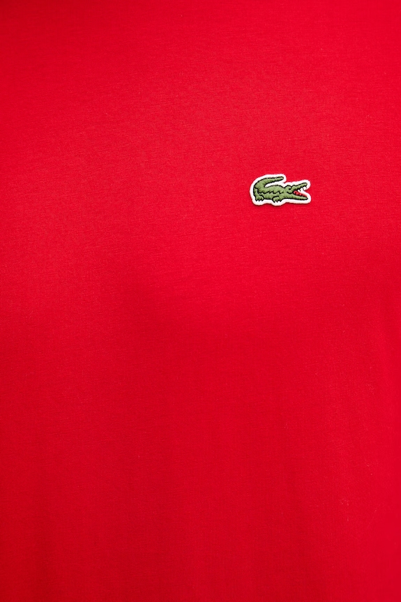 Lacoste T-shirt basic męski bawełniany TH7318 czerwony