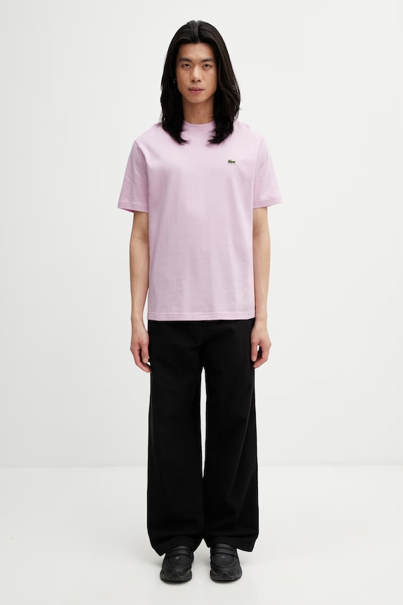 Lacoste basic T-shirt cotton Men's TH7318 violet