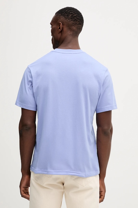 Oblečenie Lacoste basic tričko pánske bavlnené TH7318 fialová