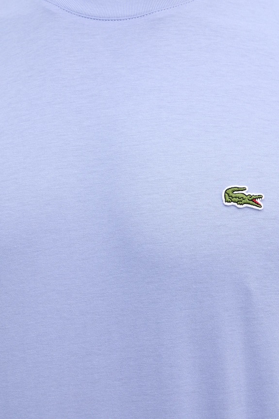 Lacoste basic tričko pánske bavlnené TH7318 fialová