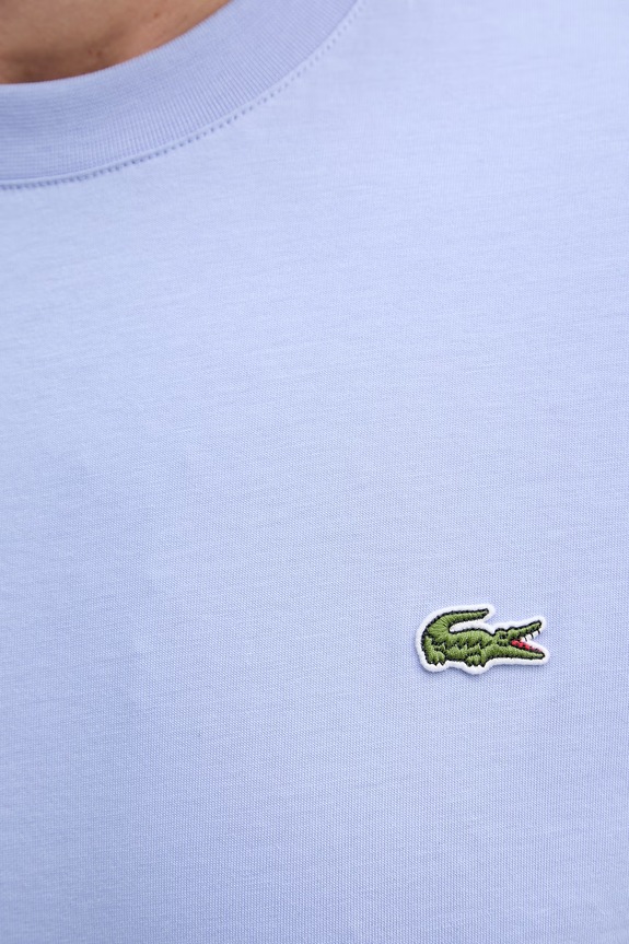 Lacoste T-shirt basic bawełniany męski TH7318 niebieski