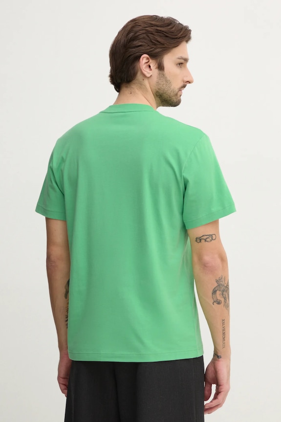 Oblečenie Lacoste basic tričko pánske bavlnené TH7318 zelená