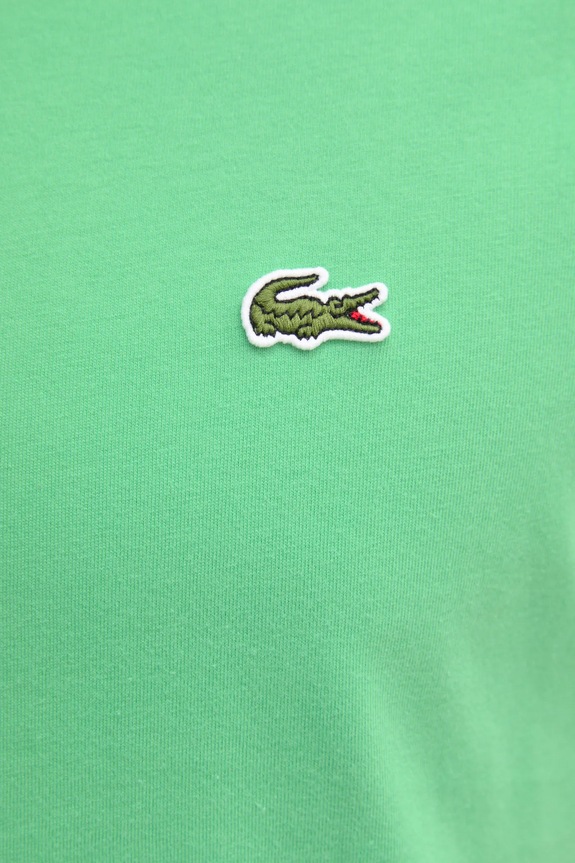 Lacoste basic tričko pánske bavlnené TH7318 zelená