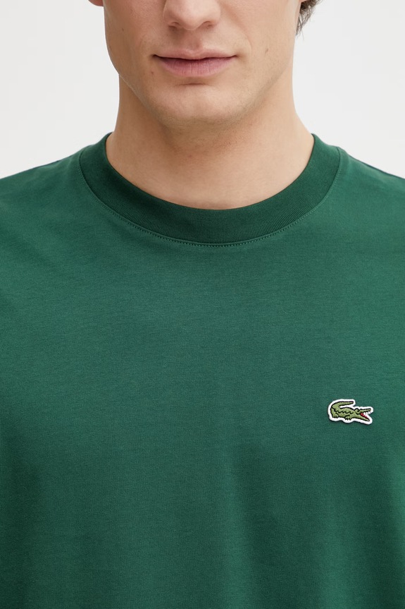 Lacoste Basic T-shirt cotton men's green TH7318
