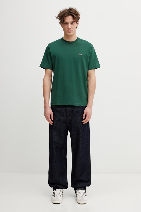 Lacoste Basic T-shirt cotton men's TH7318 green
