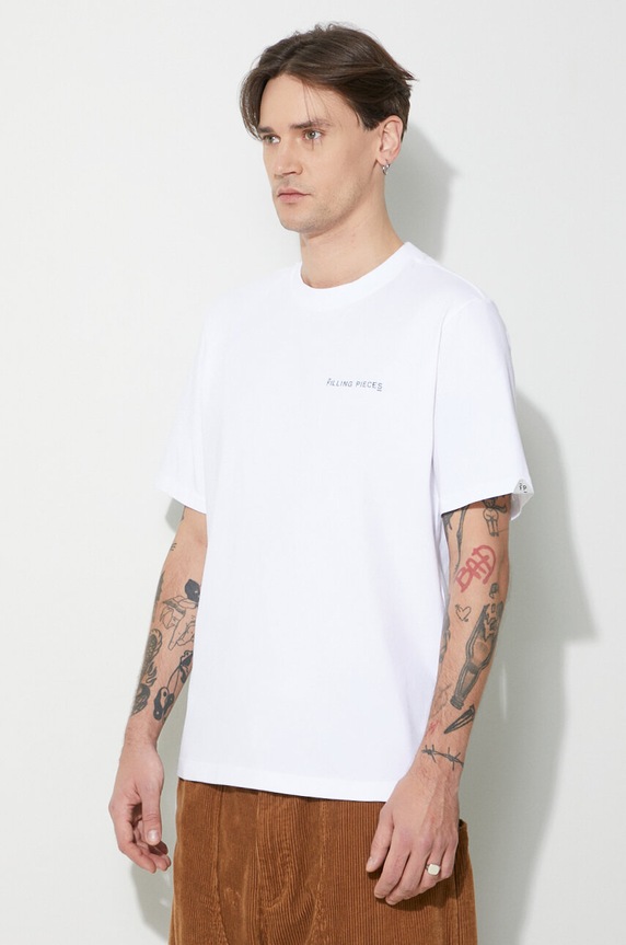 Bavlnené tričko Filling Pieces T-shirt Alphabet 74405001901