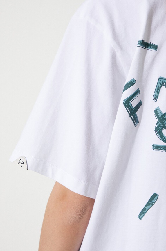 Bavlnené tričko Filling Pieces T-shirt Alphabet 74405001901