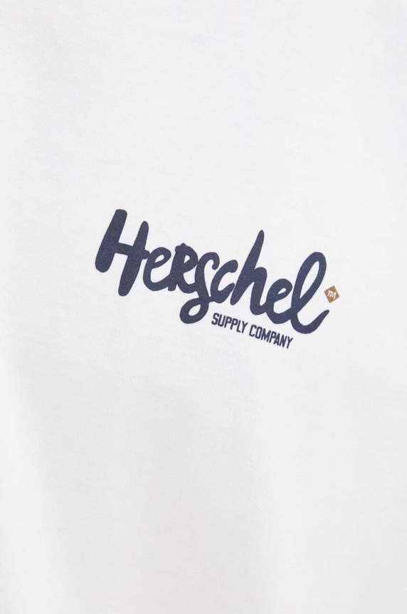 Herschel pamut póló 50319.06295 fehér