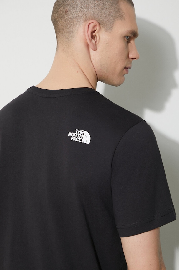 The North Face cotton t-shirt M S/S Never Stop Exploring Tee NF0A87NSJK31 black