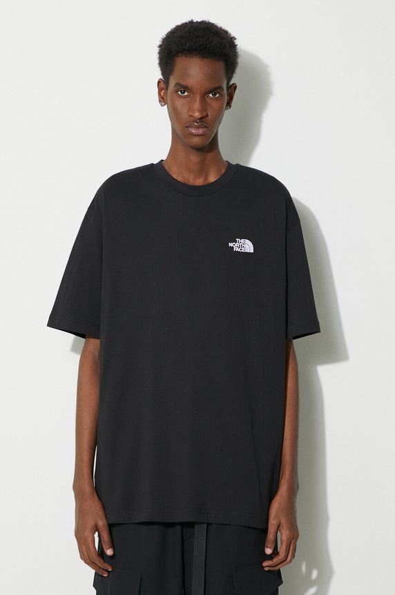 The North Face t-shirt in cotone M S/S Essential Oversize Tee nero NF0A87NRJK31