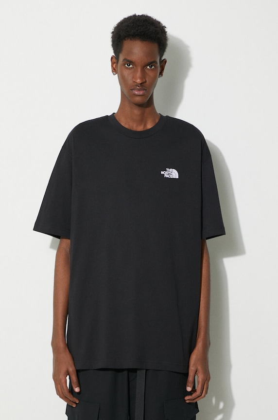 The North Face t-shirt in cotone M S/S Essential Oversize Tee nero NF0A87NRJK31