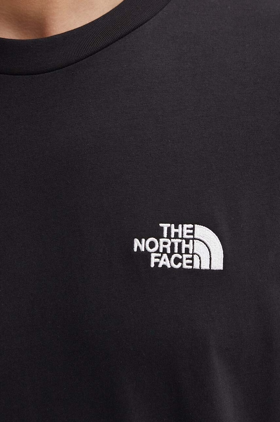 Bavlnené tričko The North Face M S/S Essential Oversize Tee NF0A87NRJK31 čierna